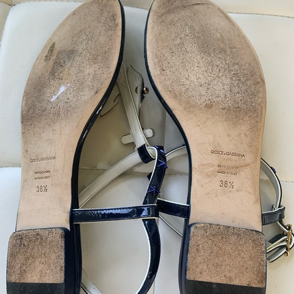 Dolce and Gabbana, nautical studded anchor sandals - Picture 12 of 13